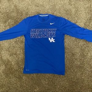 Kentucky Wildcats Long Sleeve Dri-Fit T-Shirt.